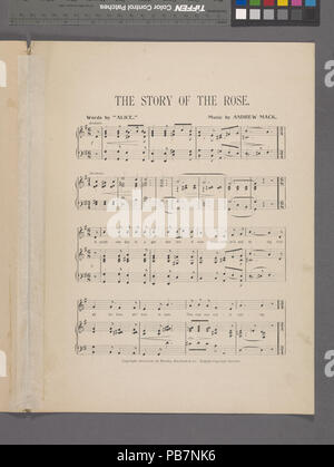 1704 Die Geschichte der Rose (NYPL Hades -609568-1997395) Stockfoto
