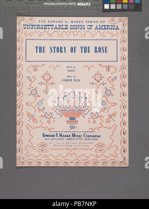 1704 Die Geschichte der Rose (NYPL Hades -609572-1256608) Stockfoto