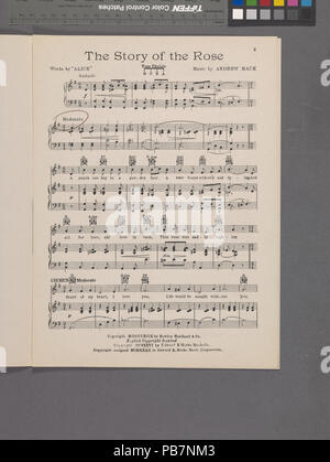 1704 Die Geschichte der Rose (NYPL Hades -609572-1997446) Stockfoto