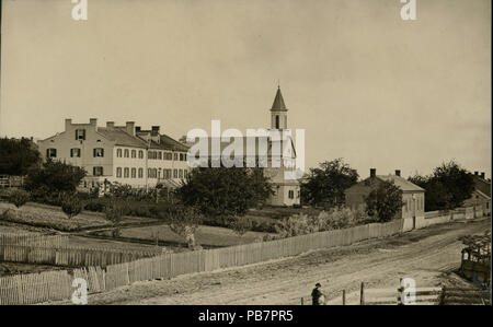 1282 Herz-Jesu-Kloster und Heiligen Karl Borromäus an der Katholischen Kirche in Saint Charles Stockfoto