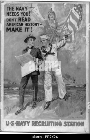 1659 Die Marine braucht Sie! Lesen Sie nicht die amerikanische Geschichte - es machen! LCCN 2002712340 Stockfoto
