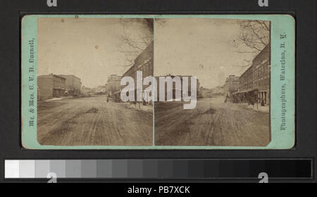 936 Blick nach Westen, Main Street, Waterloo, N.Y (Nypl b 11708217-G91F092 010 W) Stockfoto