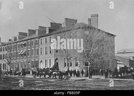 1309 Sieben Gebäude - Washington DC - 1865 Stockfoto