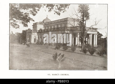1562 St Mark's Kirche, Bangalore (1900), von C H Doveton Stockfoto