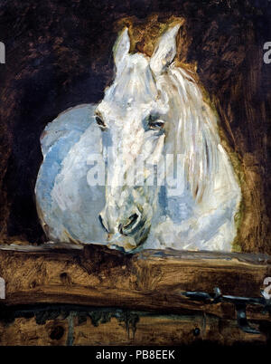 White Horse (Gazelle) 1881 Henri de Toulouse Lautrec 1864-1901 Frankreich Französisch Stockfoto