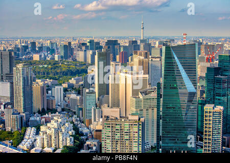 Japan, Tokyo City, Shimbashi und Marunouchi, Imperial Palace Gardens Stockfoto