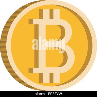 Bitcoin Symbol. Vector EPS 10. Stock Vektor
