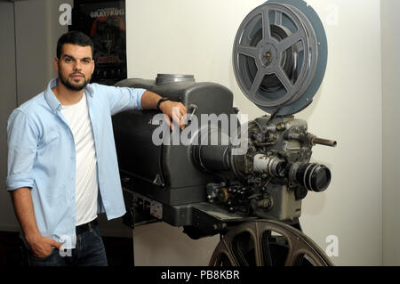 Barcelona, Spanien. Am 26. Juli 2018. Präsentation für die Presse der Film der Pakt (El Pacto) Regiedebüt (Opera Prima) Der spanische Regisseur David Victoria. Credit: fototext/Alamy leben Nachrichten Stockfoto