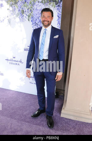 Beverly Hills, Kalifornien, USA. 26. Juli, 2018. Schauspieler Steve Bacic besucht Hallmark Channel und Markenzeichen Filme & Geheimnisse Sommer 2018 Television Critics Association Press Tour Event am 26. Juli 2018 an den privaten Wohnsitz in Beverly Hills, Kalifornien. Foto von Barry King/Alamy leben Nachrichten Stockfoto