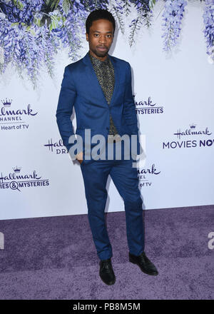 Beverly Hills, CA, USA. Juli 2018. 26. Juli 2018 - Beverly Hills, Kalifornien - Dewshawne Williams. 2018 Hallmark Channel Summer TCA in Private Residence. Foto: Birdie Thompson/Admedia Stockfoto