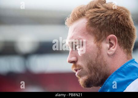 Nürnberg, Deutschland. 21. Juli 2018. Sieger Christoph HARTING, SCC Berlin, Platz 1, Finale diskuswurf der Männer, die am 21.07.2018. Deutsche Leichtathletik Meisterschaften 2018, vom 20.07. - 22.07.2018 in Nürnberg/Deutschland. | Verwendung der weltweiten Kredit: dpa/Alamy leben Nachrichten Stockfoto