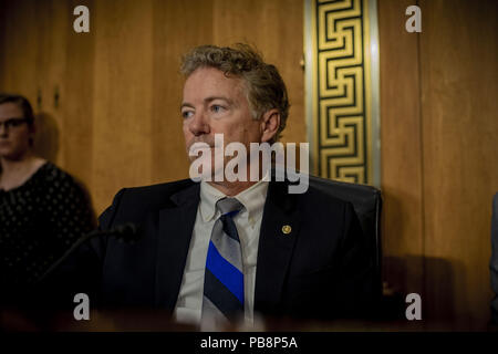 Juli 25, 2018 - Washington, District of Columbia, Vereinigte Staaten - Senator Paul Rand (Credit Bild: © Douglas Christian über ZUMA Draht) Stockfoto