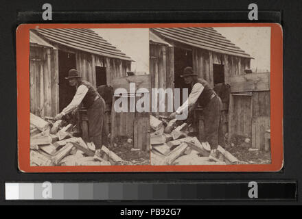 1211 armen alten Tramp," oder "Erst die Arbeit, dann das Vergnügen." (Nypl b 11708219-G91F094 123 ZF) Stockfoto