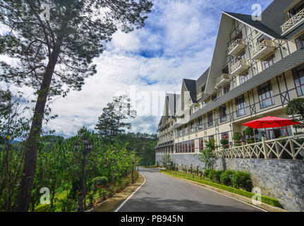 Dalat, Vietnam - 17.August 2017. Mountain Resort in Dalat, Vietnam. Da Lat ist ein beliebtes Touristenziel, liegt 1500 m über dem Meeresspiegel. Stockfoto