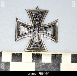 1870 der Erste Weltkrieg deutsche Iron Cross-Medaille Stockfoto