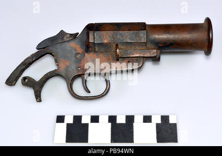 1870 der Erste Weltkrieg Deutsche Marine Flare Gun Stockfoto