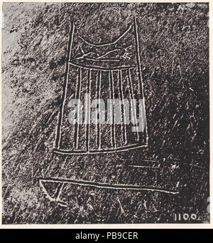 1793 Ungewöhnliche Narmer Tarkhan serekh aus (0119) Stockfoto