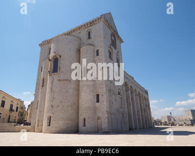 Die Kathedrale San Nicola Pellegrino, Meer Kathedrale von Trani, 11. Jahrhundert, Trani, Provinz Bari, Apulien, Italien Stockfoto