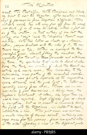 1730 Thomas Butler Gunn Tagebücher - Band 19, Seite 90, 29. März 1862 Stockfoto