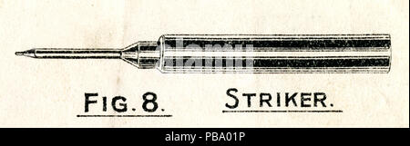 Intelligence Report mit dem Titel "aschinenpistole 18, 1 (M.P 18.1)' Stockfoto