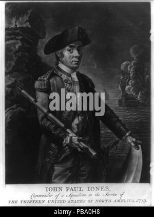 811 Iohn Paul Iones, Commander ein Geschwader in den Dienst der dreizehn Vereinigten Staaten von Nordamerika, 1779 LCCN 2003689052 Stockfoto