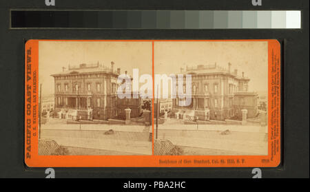 1255 Residenz der reg. Sanford, Cal. St. Hill, S.F (Nypl b 11707336 - G89 F414 048 W) Stockfoto