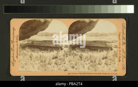 1158 schloss der Cliff Bewohner des Mesa Verde, Colorado, USA (Nypl b 11707553-G90F029 027F) Stockfoto