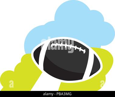 Cartoon American Football ball Stock Vektor
