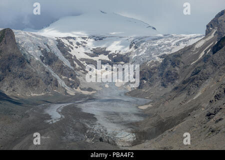 Die Pasterze Glacier in der Nähe der Gipfel des Großglockner in Österreich Alpen Stockfoto