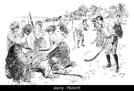 1065 Herrn Punch Buch von Sport (Abbildung Seite 130) Stockfoto