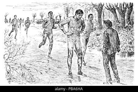 1065 Herrn Punch Buch von Sport (Abbildung Seite 133) Stockfoto