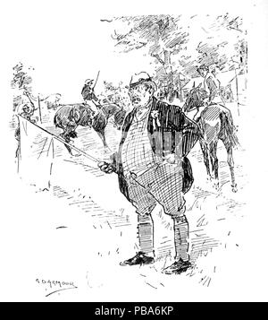 1065 Herrn Punch Buch von Sport (Abbildung Seite 180) Stockfoto