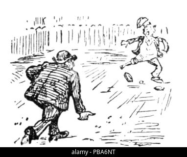 1065 Herrn Punch Buch von Sport (Abbildung Seite 45 E) Stockfoto