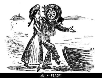 1065 Herrn Punch Buch von Sport (Abbildung Seite 51 A) Stockfoto