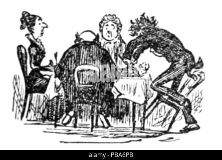 1065 Herrn Punch Buch von Sport (Abbildung Seite 55 C) Stockfoto