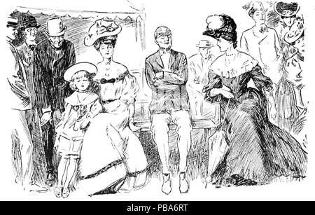 1065 Herrn Punch Buch von Sport (Abbildung Seite 65). Stockfoto