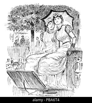 1065 Herrn Punch Buch von Sport (Abbildung Seite 73). Stockfoto