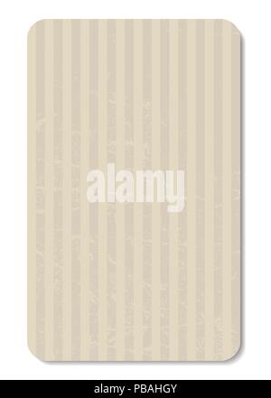 Vector retro Papier. Streifen und Kratzer. Alte Textur. Beige Tönen. Notepad Seite mit abgerundeten Ecken Stock Vektor