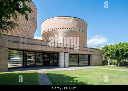 Israel, Ramat Aviv - vom 20. Juli 2018: cymbalista Synagoge und Jüdisches Erbe Zentrum an der Universität Tel Aviv Stockfoto