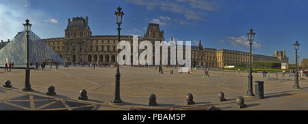 Louvre Museum, Paris Frankreich Stockfoto