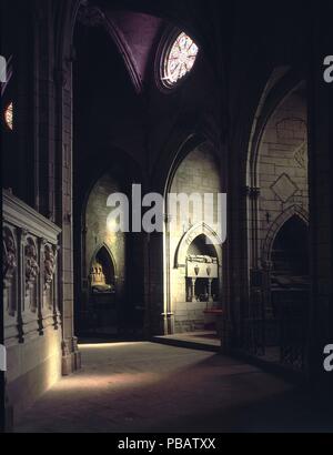 Interieur DE LAS NAVES. Ort: Marienkirche, Cervera, MALLORCA, SPANIEN. Stockfoto