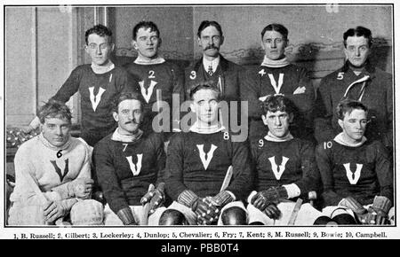 . Montreal Victorias Eishockey Team um 1905. ca. 1905 1056 Montreal Victorias Hockey Club Stockfoto