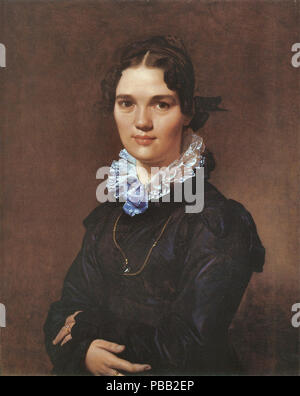 Ingres Jean Auguste Dominique - Mademoiselle Jeanne-Suzanne-Catherine Gonin Stockfoto