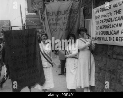 1083 der National Woman's Party Mitglieder Streikposten 160031 v (7/8) Stockfoto