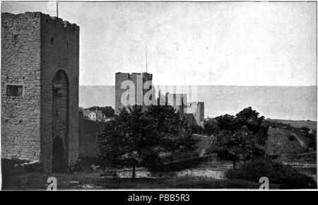 1102 Nils Holgersson Band 1 - Norra delen av Visby ringmur Stockfoto