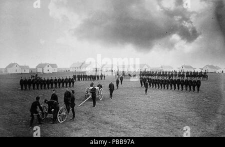 1118 North-West Mounted Police Barracks Stockfoto