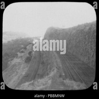 1258 Wendestation oder Switchback auf die Bhor Ghat Neigung des großen indischen Halbinsel Eisenbahn, in der Nähe von Bombay LCCN 2004707672 Stockfoto