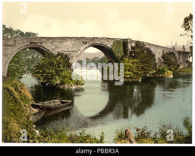 1130 Alte Brücke, Stirling, Schottland - LCCN 2002695059 Stockfoto