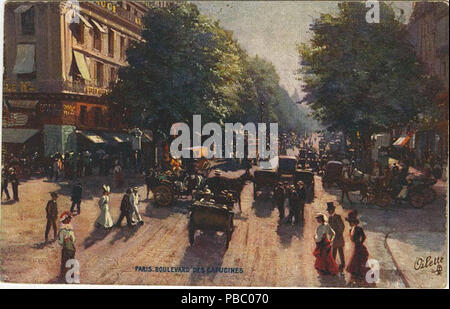 1168 Paris, Boulevard des Capucines. 950 P59 (NBY) 420964 Stockfoto