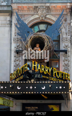 Harry Potter und die Verfluchten Kind Teile eins und zwei auf dem Broadway Stockfoto